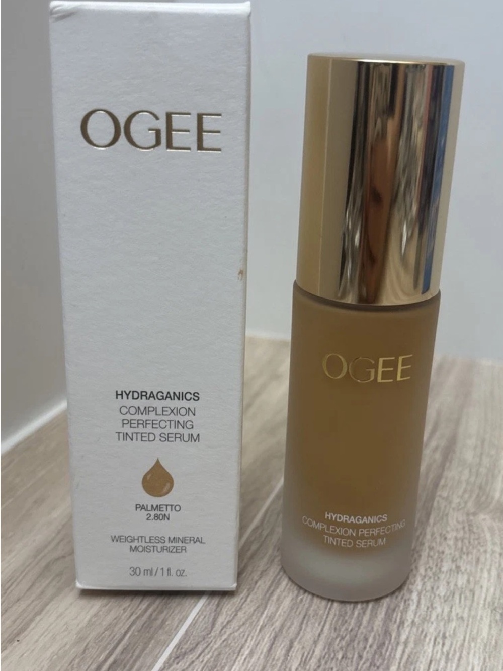 New OGEE Hydraganics Complexion Perfecting Tinted Serum - Palmetto 1fl oz